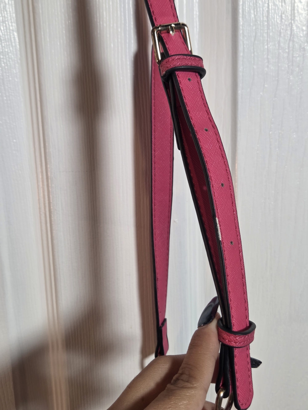 Michael Kors Jet Set Large Saffiano Leather Crossbody Bag - Dragonfruit Pink - Picture 8 of 13